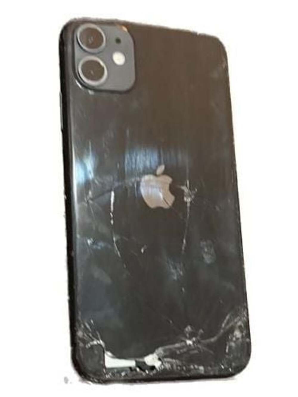 Unlocked Apple iPhone 11, 64GB, Black, Damaged/For Parts imei  35 905188 540511